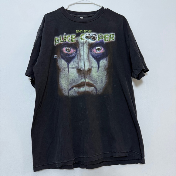 Nightmare Inc Other - Vintage 1998 Inside Alice Cooper Nightmare Inc T-Shirt Black‎ Thrashed 23.5 x 29
